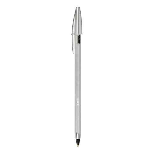 Bic Cristal ReNew Re-Fillable Pen and 2 Refills, Black
