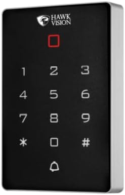 HAWKVISION RFID Door Access Control Lock Sytem KIT | HV-SR-602A Single Door RFID Based Access Control with Card and PIN Mode in Offers