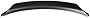 Trunk Spoiler Compatible With 2006-2013 Lexus IS IS F, Sport V2 Style Black PP Polypropylene Trunk Spoiler Wing Lid Duck Lip By IKON MOTORSPORTS