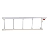 Los rieles de la cama plegables: balancee fácilmente el riel de la cama hacia abajo y fuera del camino cuando no esté en uso. Simplemente presione el botón rojo para doblar el riel, que es muy conveniente y ahorra espacio, y puede mantener hasta 300 libras para su uso a largo plazo.