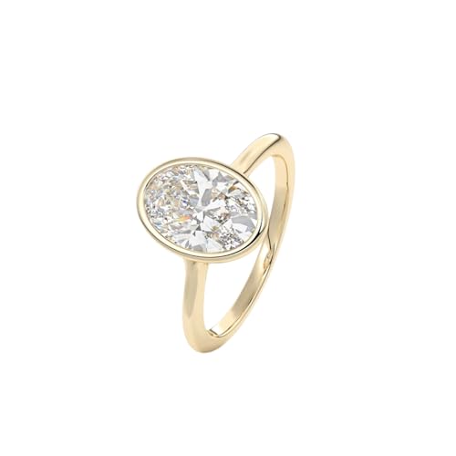 DAJEWELS 3CT Oval Moissanite Engagement Ring For Women 925 Sterling Silver 10K 14K 18K Solid Gold Solitaire Wedding Promise Anniversary Birthday Christmas Gift For Her2