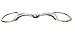 Silver Stainless Steel Eggbutt Snaffle Horse Bit – Gentle Curve Mouth Training Bit for Horses, Non-Rust Durable Equestrian Tack for English & Western Riding (5.50
