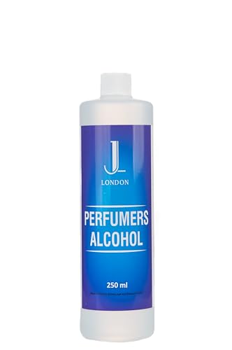 JL Perfumers Alcohol, a powerful blend of 96% Ethyl, and Propylene, provides you with the tools to craft personalized fragrances for perfumes, aftershaves, diffusers, and room sprays (250ml)