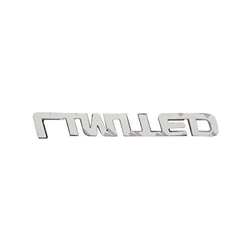 Image of 2Pc Metal Limited Edition Luxury Sport Car Emblem Badge Trunk Decal Sticker (Red)