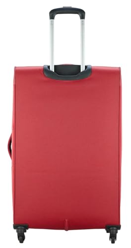 Image of Skybags Polyester Converge Plus 4 Wheel Exp Str Medium Size (H) 5 Years International Warranty Soft Spinner Wheel Trolley Bag (79 Cm, Red)