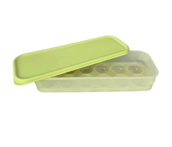 Image of LocknLock Egg Storage Box for Fridge (Holds 12 Eggs) | Airtight & Leakproof Egg Tray with Lid | BPA-Free Refrigerator Egg Organizer Container