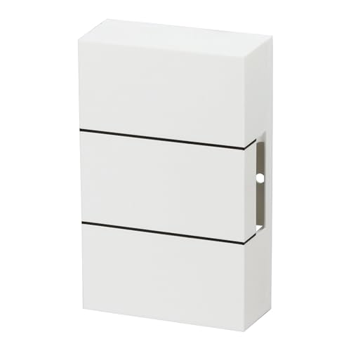 Heidemann Zweiklang-Gong Ibis 8 V (Empfänger, Lautstärke 82 dB, Farbe reinweiß, Türklingel, Gong, Funkklingel) 70169