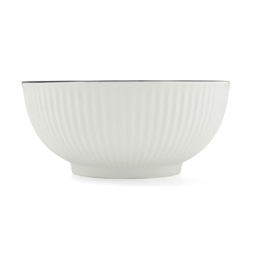 Quid Gastro Black Bol Ensaladera Porcelana 20,5cm Porcelana Apto Microondas Apilable