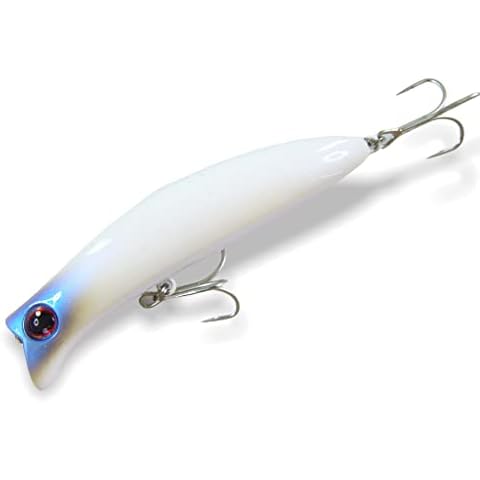 momolures - momowake 90 110 Floating Subsurface Minnow for Saltwater Bass fishing (90mm - NEO PEARL) Cover