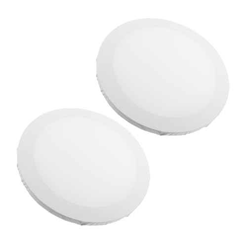 DOITOOL 2pcs Round Painting Sturdy Blank Boards for Oil Painting Unique Design for Vibrant Artworks for Mini Projects and Birthday