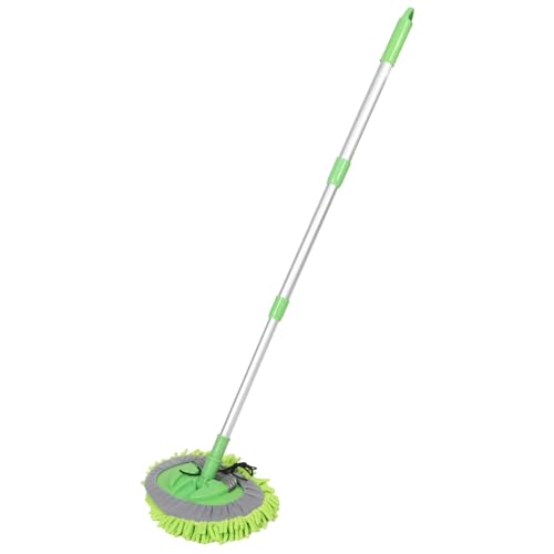 HOUDERCO Fregona De Lavado Mango Telescópico De Herramienta De Limpieza Multiusos para Vehículos y Cristales Fregona Doméstica para Limpieza