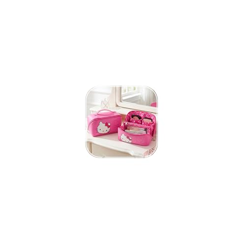 Hello Kitty Travel Makeup Bag Official License Travel Cosmetic Bag Sanrio Travel Pink Makeup Bag VB701419L.NJ