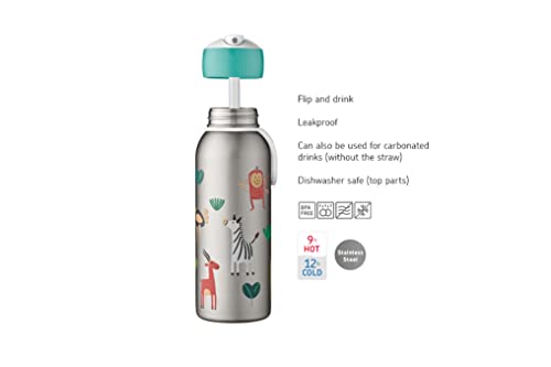 Mepal, Insulated Bottle Flip-up Campus, Insulated Drinking Bottles For Children, Stainless Steel Drinking Bottle - Image 3