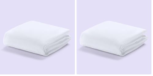 Image of Purple Waterproof Mattress Protector - King, Gold-Standard Protection, Comfort-First Design, Fits Mattresses 8 inch to 15.5 inch (Pack of 2)