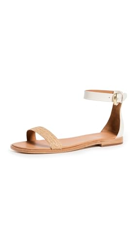 Vince Femme Martina Raffia chaussure été pour robe lin