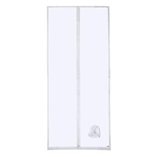 Aislante de Puerta HOOMEE para Aires Acondicionados Portátiles con Extensión de Manguera Cosida para Mayor Rendimiento de Enfriamiento, Menor Consumo de Energía, con Cremallera, 100x210cm