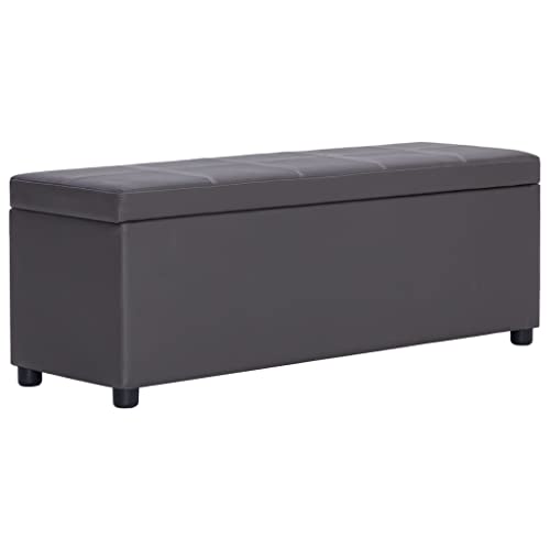 Banc pour couloir avec espace de rangement peu encombrant et assise confortable en similicuir