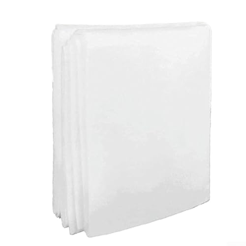 CNANRNANC Kit de filtro de ventilación para rejilla de aire acondicionado, filtro electrostático de algodón con cinta de montaje para sistema HVAC en el hogar, color blanco, 200 x 100 cm