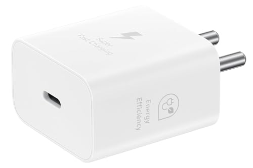 Image of 25W Type-C Charger Adapter Compatible with Samsung-Galaxy S /A /M /F /Z Series | (White-New)