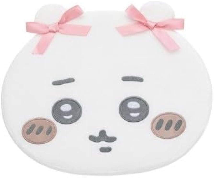 ちいかわ　低反発クッション￼　リボン Amazon.co.jp: ちい*かわ 低反発クッション〜リボン〜 約43㎝ 公式