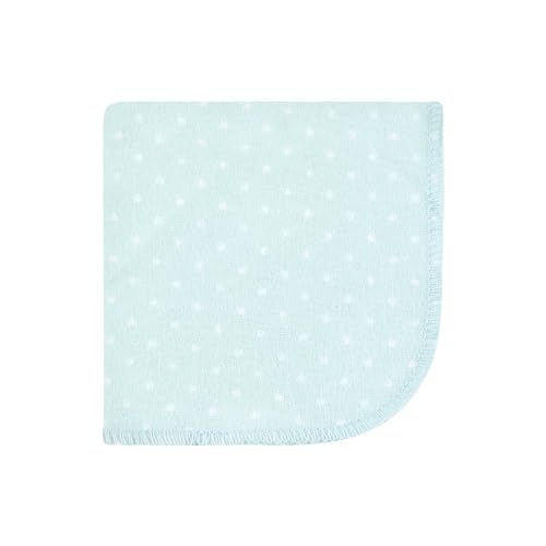 Image of Hudson Baby Unisex Baby Flannel Cotton Poly Washcloths, Lemon Daisy 10 Pack, One Size