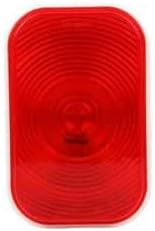 Generic 5.31" Rectangular Stop/Turn/Tail Light - Red 45202R
