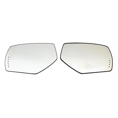 Rétroviseur chauffant GMC Sierra avec miroir convexe réglable haute précision en paire