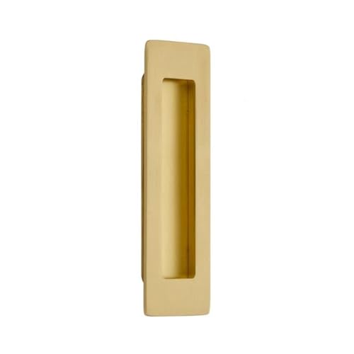 Emtek 220306US4 Emtek 220306 Modern Rectangular 6 Inch Tall Rectangular Flush Door Pull