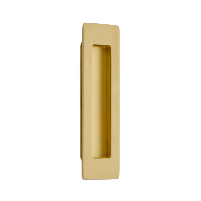Emtek 220306US4 Emtek 220306 Modern Rectangular 6 Inch Tall Rectangular Flush Door Pull