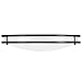 Maxxima 16 in. LED Flush Mount Ceiling Light, 3600 Lumens, 5 CCT 2700K/3000K/3500K/4000K/5000K, Round Color Selectable Black Trim Dual Ring Fixture, Dimmable