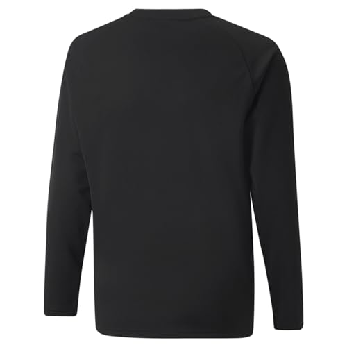 PUMA Unisex Kinder Teamliga Training Sweat Jr Sweater, Puma Black-Puma White, 152