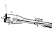 Flaming River FR30001-28SS Tilt Keyed Column / Floor Shift 1in DD Polished 28in