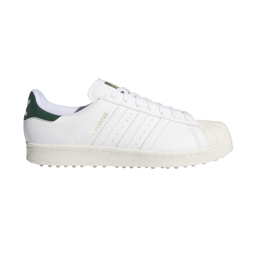adidas Mens Superstar Spikeless Golf Sneakers Shoes - White