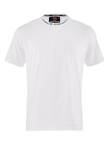 Carlo Colucci Basic T-Shirt Weiß 3XL