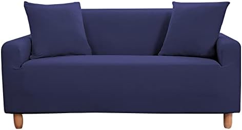 Fundas elásticas de color sólido para sofá de elastano, fundas lavables para sillón, fundas de sofá antideslizantes para sofá de dos plazas, fundas