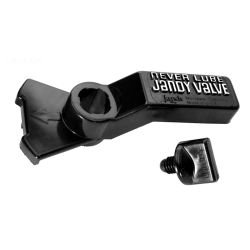 Jandy NeverLube Backwash Valve Series Replacement Parts HANDLE KITKnob (ABS), black Handle, NeverLube, black R0552100