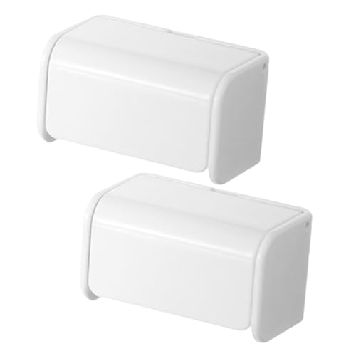Gatuida 2 Piezas Soporte para Cepillo De Montado En La Pared Cepillo De Cubre Tapas Soportes para Cepillos De De Pared El Plastico
