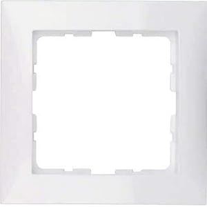 Hager Berker Rahmen 1fach S.1 polarweiß