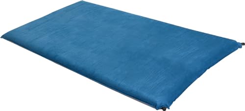 BERGER Matelas de Camping Auto-gonflant 200 x 130 cm | Matelas Gonflable 2 Personnes | Matelas Double Léger Camping, Camping-Car et Caravane | Matelas de Sol...