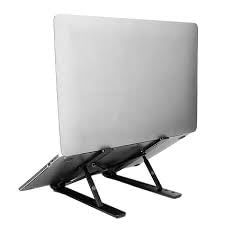 Plastic Laptop Stand Height & Angle Adjustable | Foldable | Portable | Laptops Raiser Compatible for MacBook, Lenovo, HP, Dell & Other notebooks Upto 15.6 inch (Black & White) Plastic Laptop Stand Height & Angle Adjustable | Foldable | Portable | Laptops Raiser Compatible for MacBook, Lenovo, HP, Dell & Other notebooks Upto 15.6 inch (Black & White)