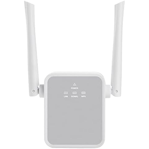 2024 Upgraded TUOSHI 1200Mbps WiFi Range Extender Signal Booster, Covers up to 5000Sq.ft and 35 Devices, 2.4 & 5GHz Dual Band WiFi Repeater with Ethernet/LAN Port Cover