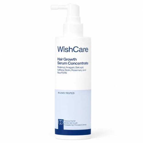 WishCare Hair Growth Serum For Scalp | 94% Saw New Hair Growth | Redensyl & Rosemary Oil | 100% Saw Hairfall Reduction | In-Vivo Tested | For Men & Women | 100ml