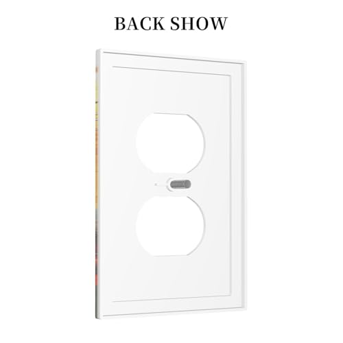 tropical bird of paradise - 1 Gang Light Switch Plate Decorative Single Toggle Wall Plate Cover Electrical Switch plate Faceplate for Bedroom Room Decorate (Mid-size) - Image 5