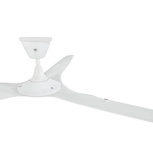 Image of Big Ass Fans Haiku Coastal 60 inch Smart Outdoor Ceiling Fan with Remote for Indoor & Covered Patio, Coastal-Rated, Corrosion-Resistant, Matte White