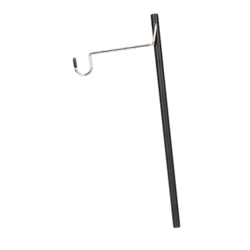 Yiju Camping Utensil Light Pole with Hanger Carbon Steel for Picnic Lighting Multipurpose Quick Installation 32cm Length Compact
