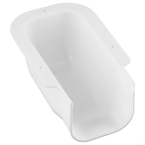 FACULX Cubierta de línea de aire acondicionado, cubierta de línea de aire acondicionado, codo plano decorativo, cubierta de línea de PVC dividida y central, fácil de instalar (tapa de entrada de