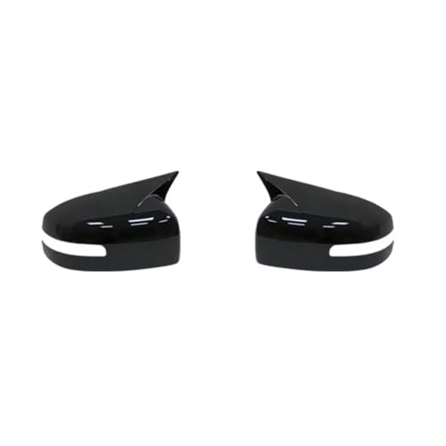 Coque rétroviseur Mitsubishi Lancer X EVO finition miroir noir brillant
