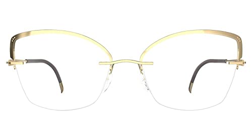 Silhouette Artline 5546/Jt Kt Plated Gold Polished 54/17/0 Women Eyewear Frame #TOP1