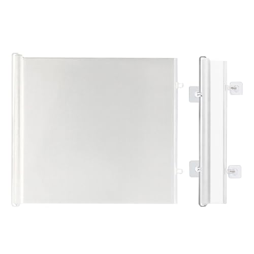 Reja extensible para perros para interiores – Rejilla flexible para cachorros para mascotas, niños, escaleras, pasillos, puertas, red de seguridad enrollable para interior y exterior