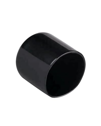 Round Black Vinyl End Cap - 2
